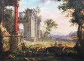 Manner of Claude Lorrain oil o