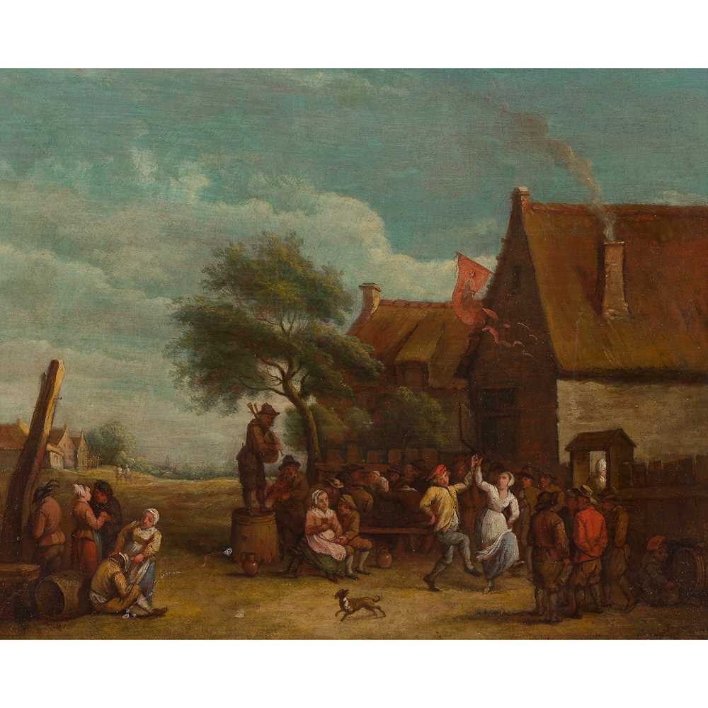 MANNER OF DAVID TENIERS A VILLAGE
