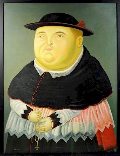 MANNER OF FERNANDO BOTERO, "PRIEST"