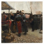 MANNER OF MIAN SITU, OIL ON CA