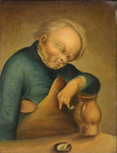 MANNER OF TIM BOBBIN FOLK ART
