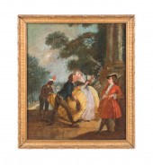 MANNER OF WATTEAU, COURTING SC