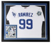 MANNY RAMIREZ JERSEYframed; wi