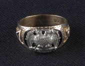 Man's 10K yellow gold Masonic