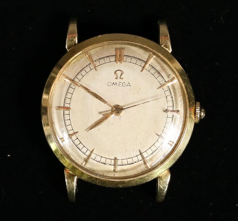 MAN'S 18K OMEGA BUMPER AUTOMATIC