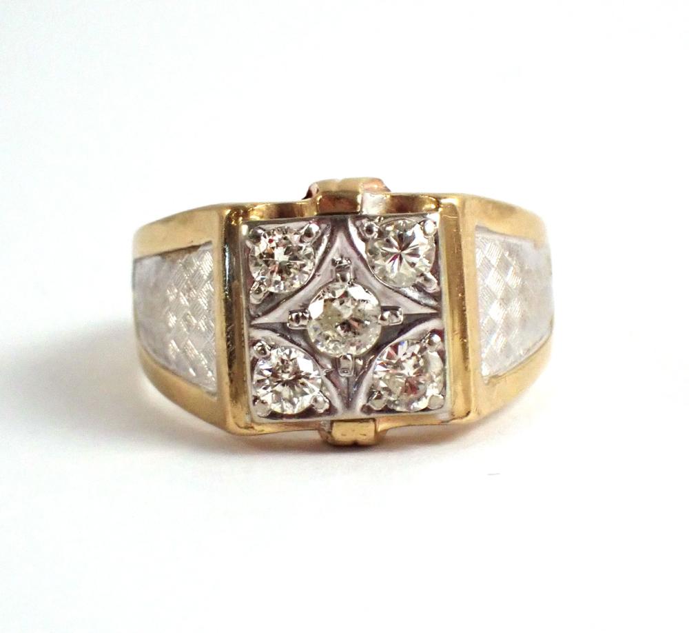 MAN'S DIAMOND AND TWO-TONE FOURTEEN