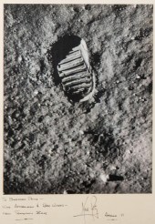 MAN'S FIRST FOOT PRINT ON THE