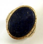 MAN'S LAPIS LAZULI AND YELLOW