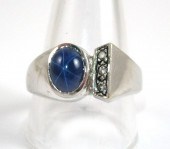 MAN'S STAR SAPPHIRE AND FOURTE