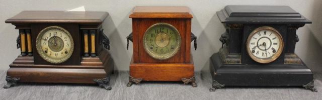 Mantel Clock Lot.Includes an