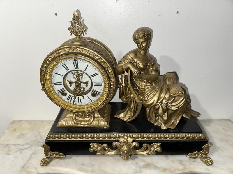 MANTLE CLOCK, ANSONIA CLOCK CO.,