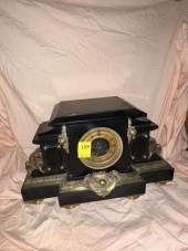 MANTLE CLOCK, FANCY, MARBLE WI