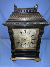 MANTLE CLOCK, MARBLE & BRASS,