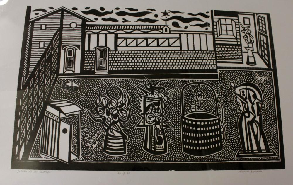 MANUAEL IZQUIERDO WOODBLOCK