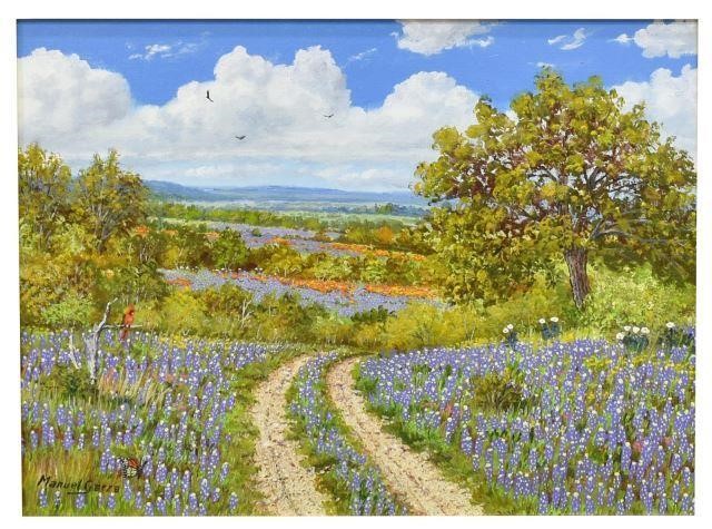 MANUEL GARZA (B.1940) BLUEBONNET