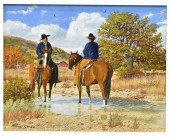 MANUEL GARZA (B.1940) FRAMED P