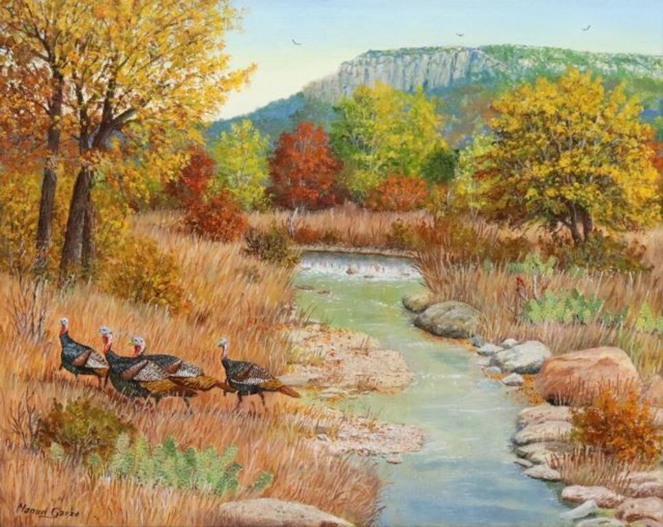 MANUEL GARZA (TX B.1940) AUTUMN