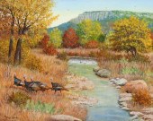 MANUEL GARZA (TX B.1940) AUTUM