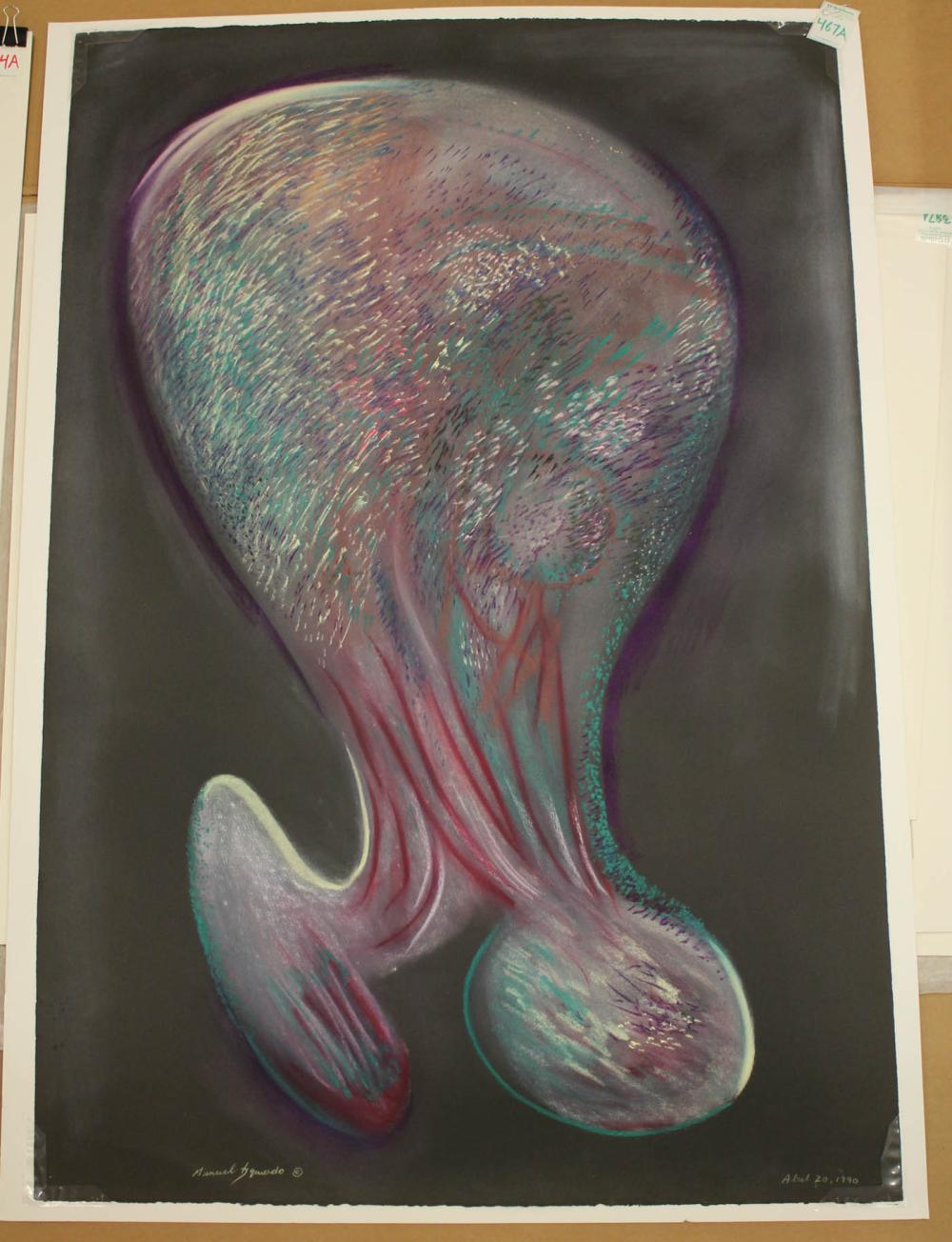 MANUEL IZQUIERDO PASTEL ON