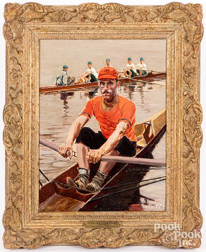 MANUEL LUQUE OIL ON PANELManuel