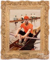 MANUEL LUQUE OIL ON PANELManue