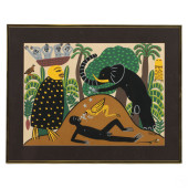 MANUEL MENDIVE B.1944 AFRO CUB