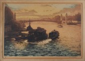 MANUEL ROBBE, AQUATINT IN COLO