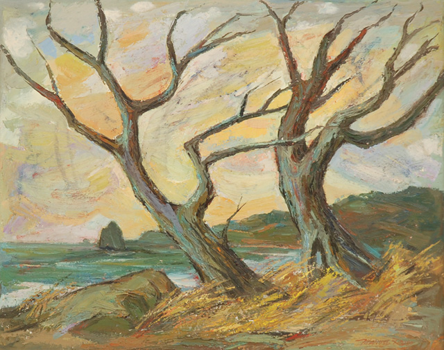 MANUEL ROSE OIL/ACRYLIC ON CANVAS
