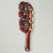 MAORI STYLE CARVED WOOD PATU W