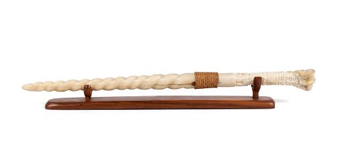 MAORI STYLE CASSOWARY BONE