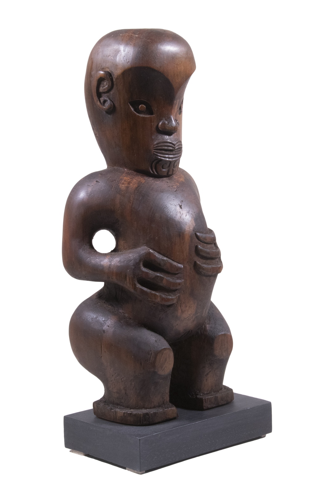 MAORI WOODEN FIGURINE Maori New