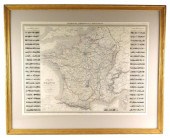 MAP: 19TH C. INDUSTRIAL MAP OF