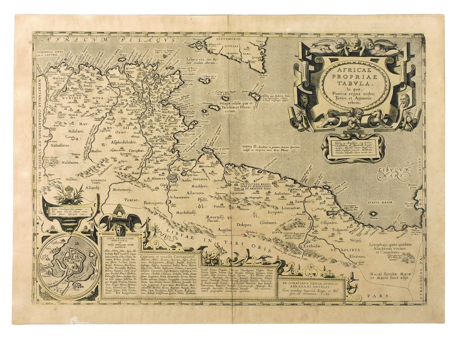 MAP: ABRAHAM ORTELIUS (FLEMISH,
