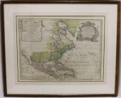 MAP "AMERICAN SEPTENTRIONALIS