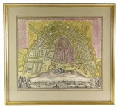 MAP: AMSTERDAM, 1727, PUBLISHE