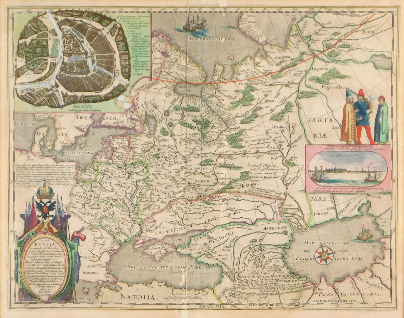 MAP: BLAEU, WILLEM & JOAN.
