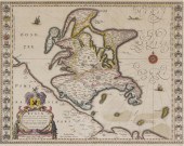 (MAP) BLAEU WILLEM Rugia Insul