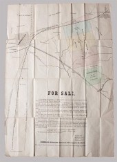 [Map] Broadside promoting the