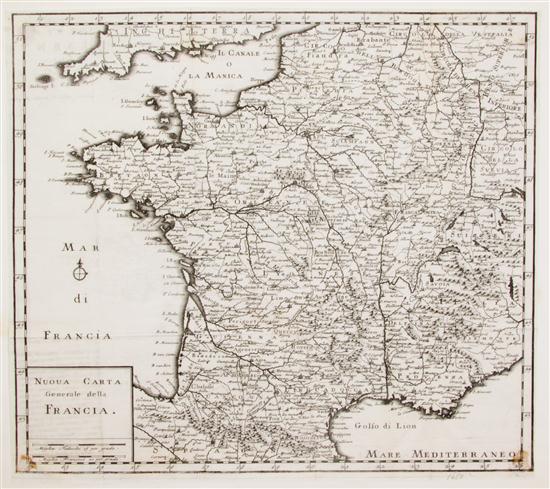 (MAP FRANCE) A group of four maps