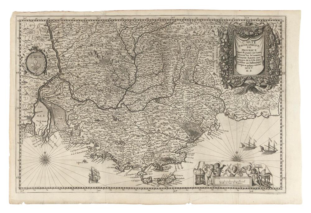 MAP FROM HONORE BOUCHE'S "LA