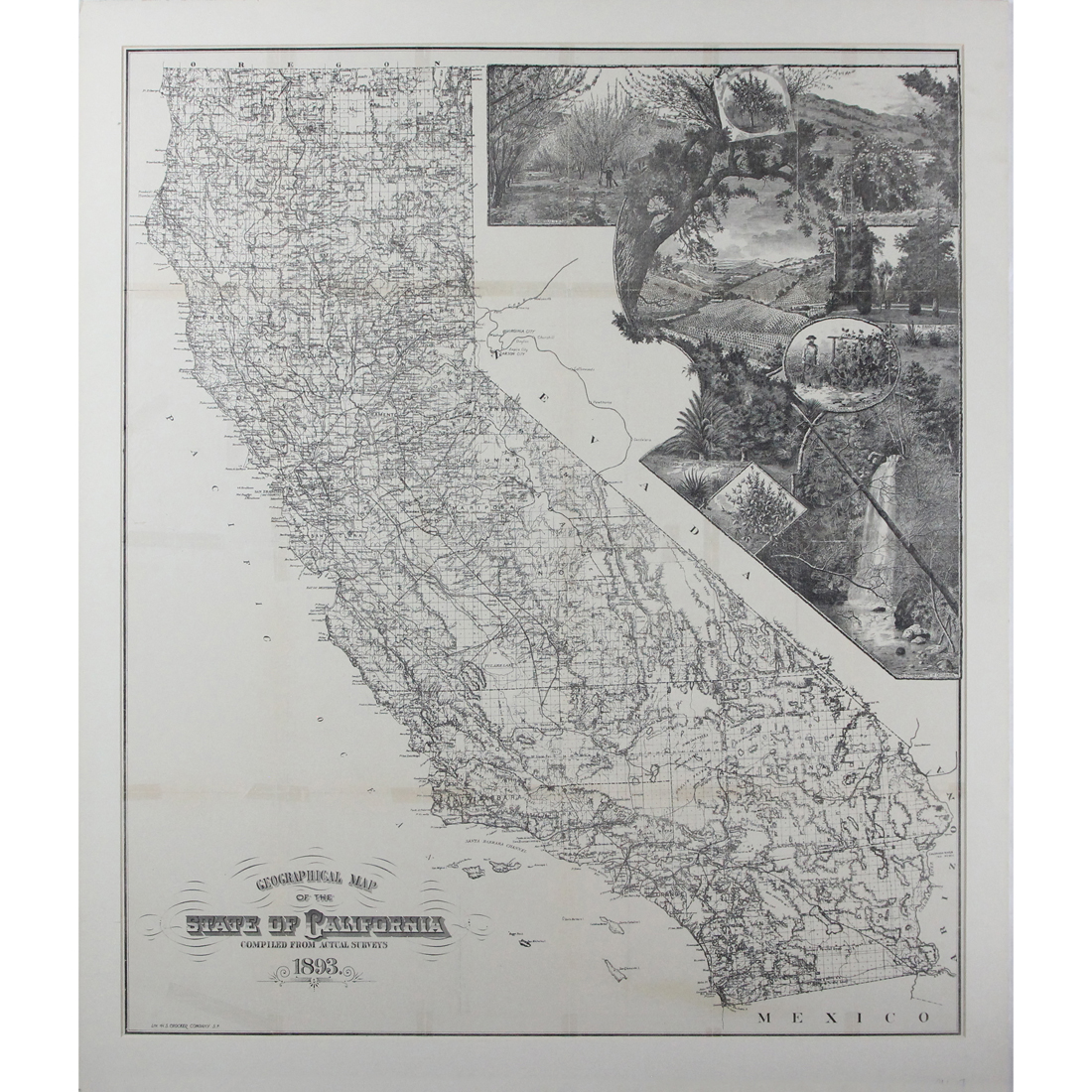 MAP, HENRY SMITH CROCKER Henry