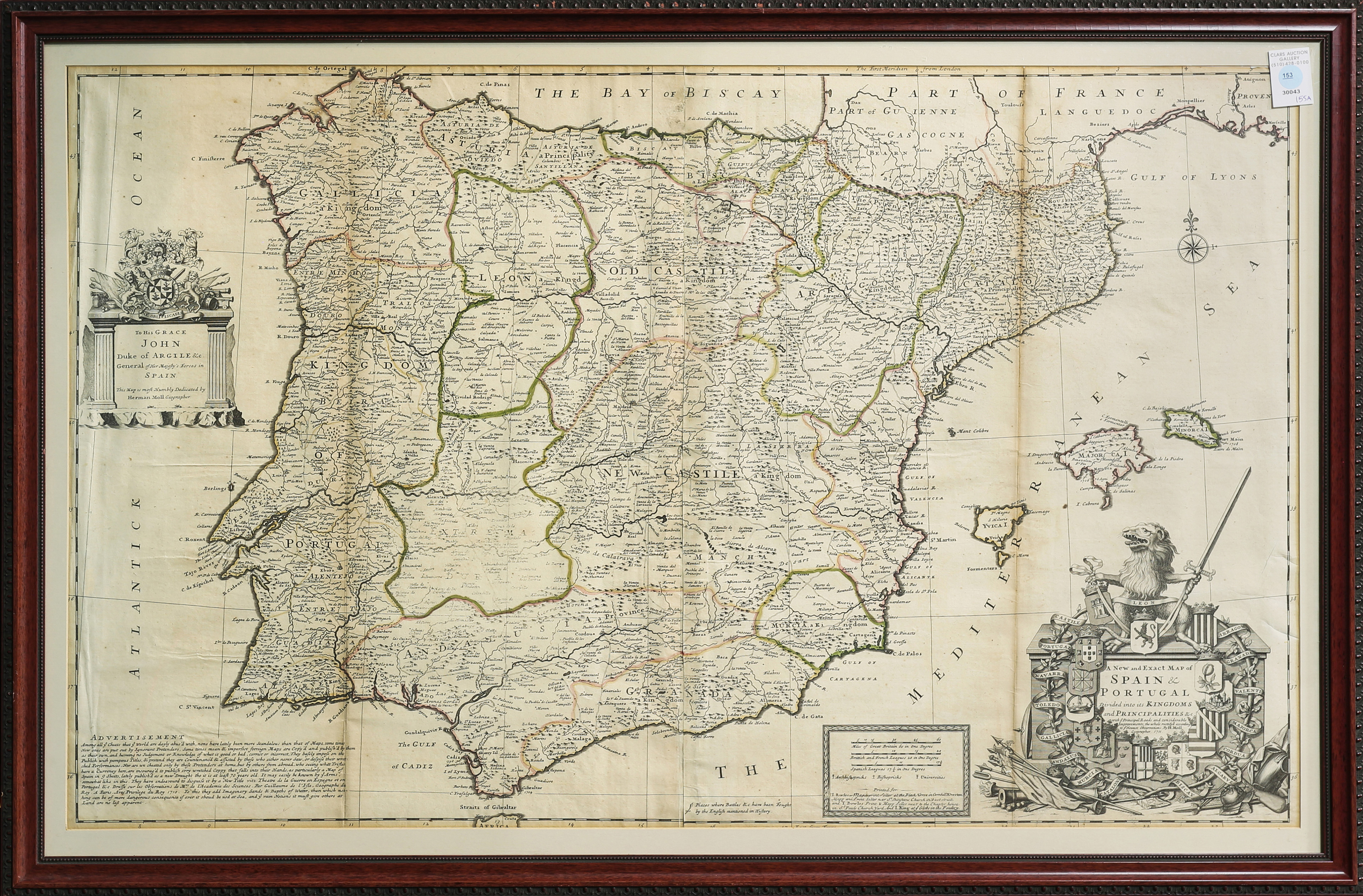 MAP, HERMAN MOLL Herman Moll