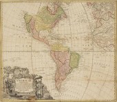 (MAP) HOMANN HEIRS Americae ma