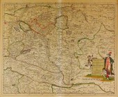 MAP: "HUNGARIA TABULA", 1684,