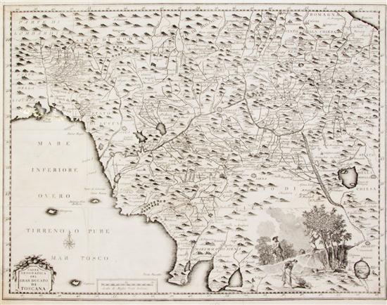 (MAP ITALY) A group of nine maps of