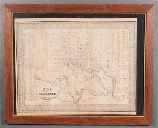 [Map] J. W. Woods; ''Map of