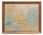MAP MEXICAN CENTRAL RAILWAY &