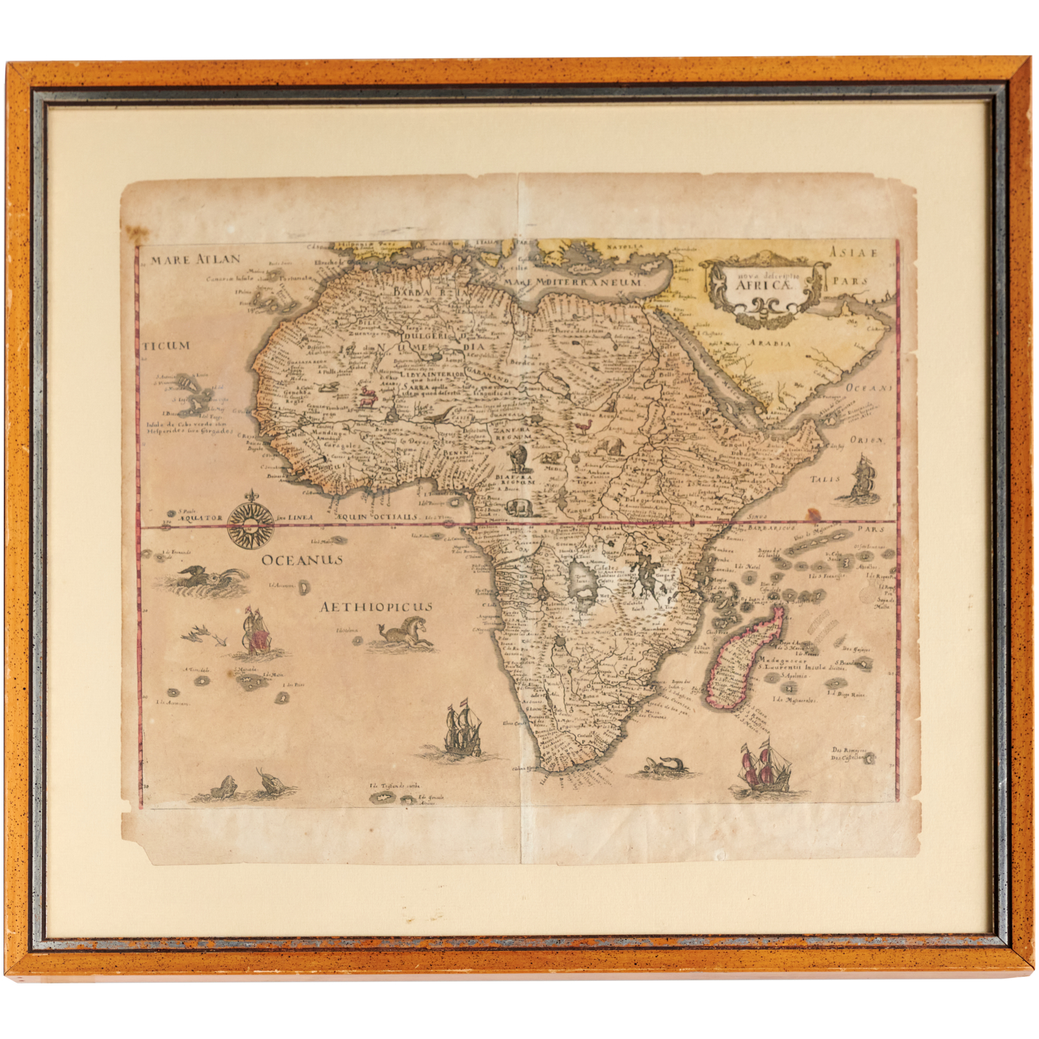 MAP: NOVA DESCRIPTIO AFRICAE, C.