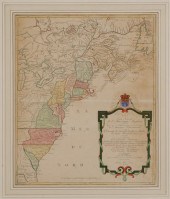 Map of Colonial America Carte