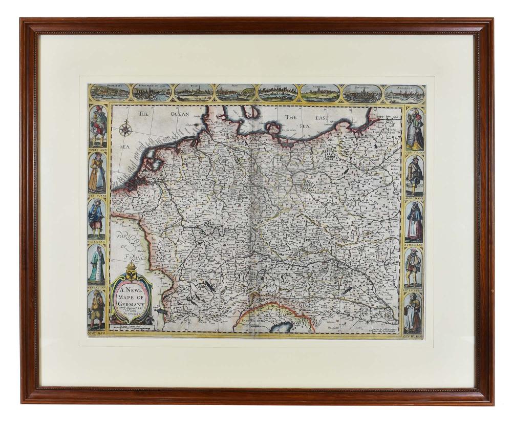MAP OF GERMANY NEWLY AUGMENTED BY